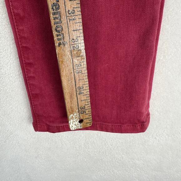 JOE'S WOMEN'S 25 ADELE MID RISE MAJENTUH STRAIGHT PINK JB002934 - Picture 5 of 7